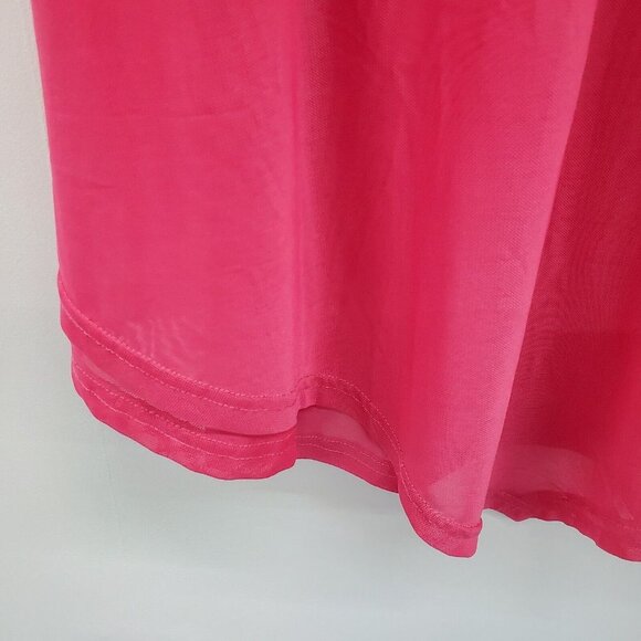 Ashley Stewart Womens Sleeveless Pink Tank Top Plus Size 26/28 Criss Cross Neck - Picture 3 of 10